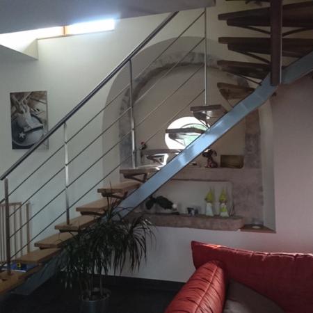 Escalier limon central 11