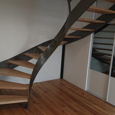 Escalier limon latéraux 21